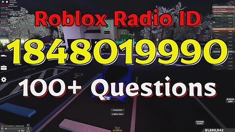 Questions Roblox Radio Codes/IDs