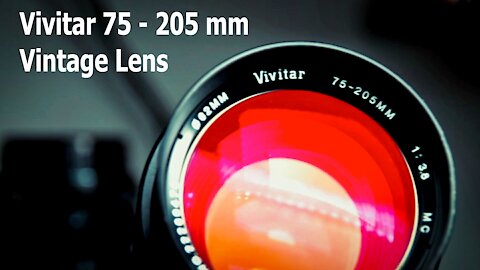 Vivitar 75-205mm F3.8 Lens