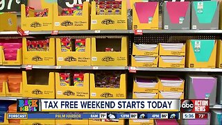 Florida's Back to School Sales Tax Holiday begins