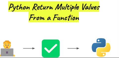 Return Multiple Values From A Function Using Tuples