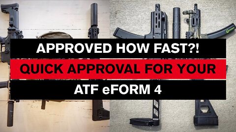 The Fastest Way to Get Your Suppressor: ATF eForm 4