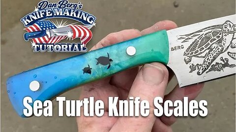 How would you make DIY Sea Turtle cast resin Knife handles