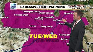 Excessive Heat Warning issued for Las Vegas