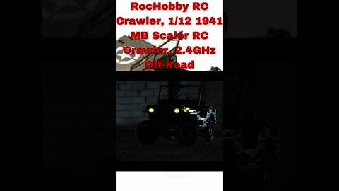 RocHobby RC Crawler, 1/12 1941 MB Scaler RC Crawler, 2.4GHz Off-Road | #shorts