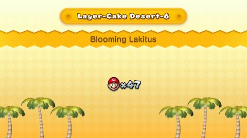 Layer Cake Desert-6 Blooming Lakitus (All Star Coins) Nintendo Switch New Super Mario Bros U Deluxe