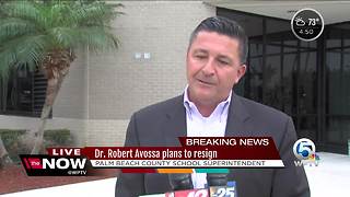 PBC School Superintendent Robert Avossa speaks