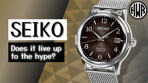 MY FIRST SEIKO Cocktail Time 'Black Russian' Review #HWR