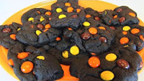 Betty's Reese's Pieces chocolate cookies