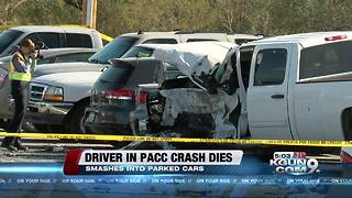 Speeding driver dies, after hitting several vehicles near PACC