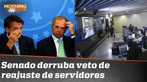 Senado derruba veto de Bolsonaro a aumento pra servidores: "Atentado ao bom gasto", diz Mathias