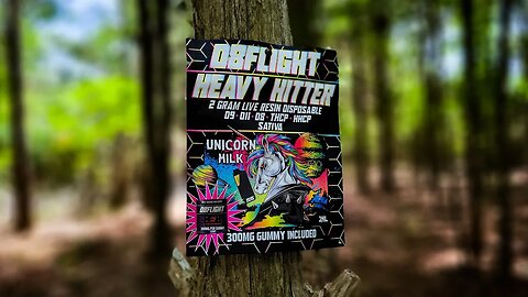 COMES WITH A 300MG GUMMY!?!? D8FLIGHT HEAVY HITTER #Disposable #live #resin