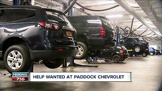 Help wanted at Paddock Chevrolet