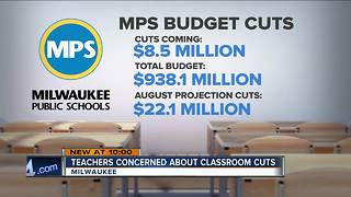 Teachers protest Milwaukee Public Schools budget cuts