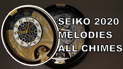 Seiko 2020 melodies in motion all chimes and sounds clock QXM386BRH
