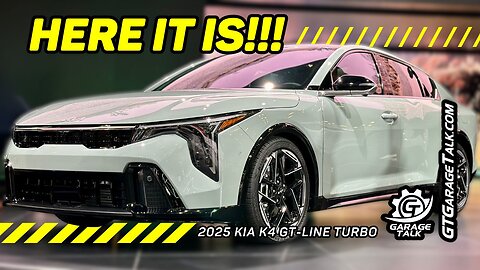 2025 Kia K4 GT Line Turbo at the New York Auto Show