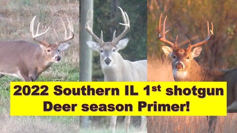 2022 Southern Illinois deer hunting forecast for 1st Illinois shotgun season.