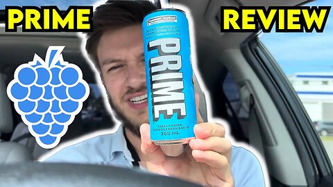 Prime Energy Drink BLUE RASPBERRY Review (CANADA)