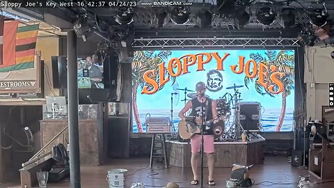 Live At Sloppy Joes Stage Cam Part 1