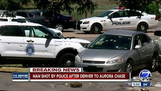 Police shoot suspect after multi-jurisdictional pursuit ends in Aurora