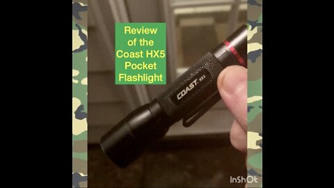 Review of the Coast HX5 Pocket Flashlight
