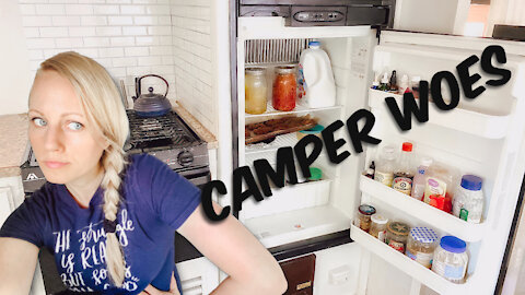 Camper Life // Defrosting a camper fridge