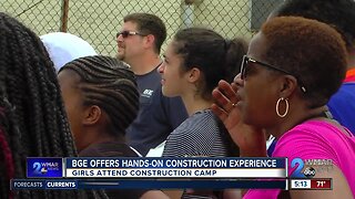 BGE offers hands-on construction experience for girls in construction camp