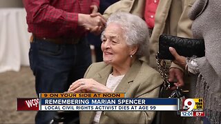 Civil rights pioneer Marian Spencer dies at age 99