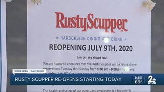 Rusty Scupper re-opens starting Thursday