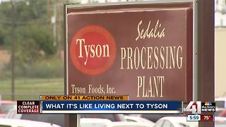 What it's like living next door to a Tyson plant