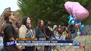 Vigil for transgender teen held on Friday