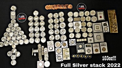End of year 2022 full Silver Stack! 103oz!