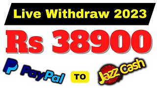 Live Withdraw $140 Best Earning Website Simple Earning 2023 | Earn Money | Earn From Home | Jazzcash