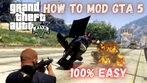 HOW TO MOD GTA 5 100% 🔥EASY | MODS GTA 5 | INSTALL MANYOO MOD | INTALL OPEN IV AND DETAILS IN HINDI