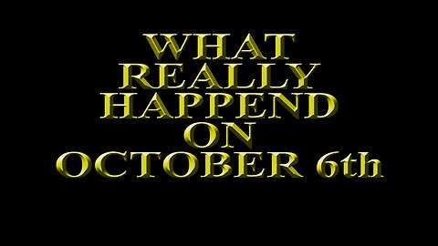 Josh Paul - What really happend on October 6th