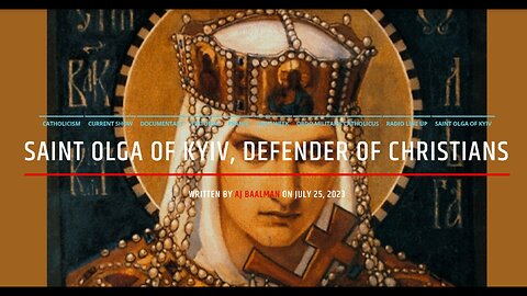 Saint Olga Of Kyiv, Defender Of Christians