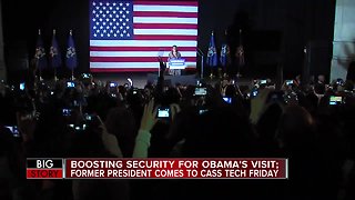 Boosting security for President Obama's visit