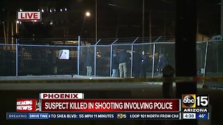 Suspect killed, officer hit by gunfire in downtown Phoenix