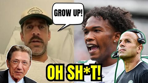 Aaron Rodgers Tells Jets Players To GROW UP! Garrett Wilson, Rodgers BOTH SHADE Joe Namath! WTF?!