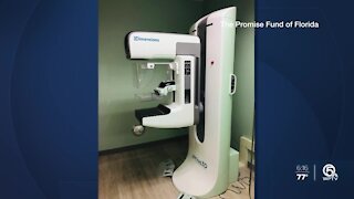 Donated 3D mammography machine to help 1,000 women