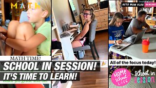 School Is Now In Session! KETO Mom Vlog