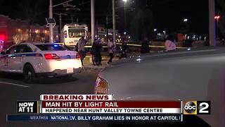 Man struck by Light Rail