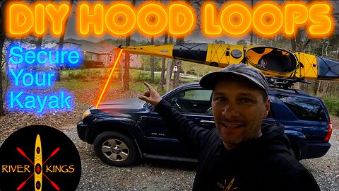 How to Strap a Kayak to a Car - DIY Hood Loops