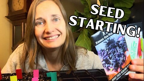 Starting the Garden from Seed | Let's Start Peppers, Kale, Cabbage, & More!