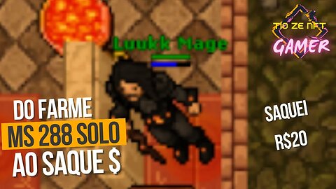 TIBIA RPG - CAÇANDO DE MS LVL 286 SOLO - DO FARME AO SAQUE #03