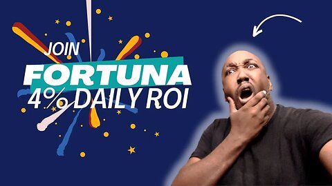 Fortuna.App | 4% Daily ROI , Paying Crypto Project