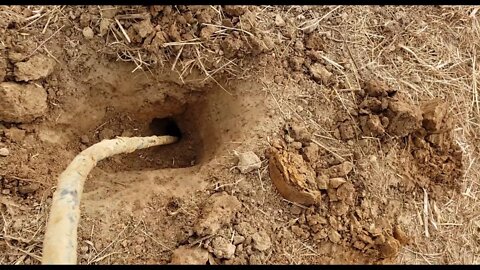 Abandoned Homesite 6 Foot Solid Copper Grounding Rod! Farm Field Metal Detecting.