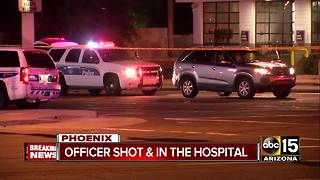 Police officer seriously injured in north Phoenix shooting