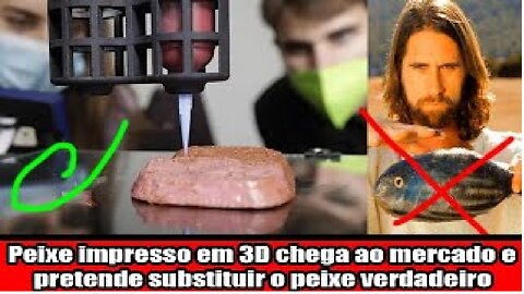 Peixe impresso em 3D chega ao mercado e pretende substituir o peixe verdadeiro