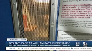 Positive case at William Paca Elementary