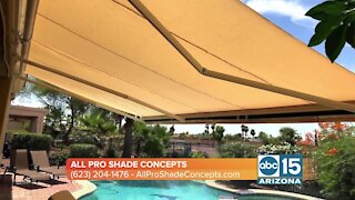 All Pro Shade Concepts can help you add space to your outdoor patio with shade!